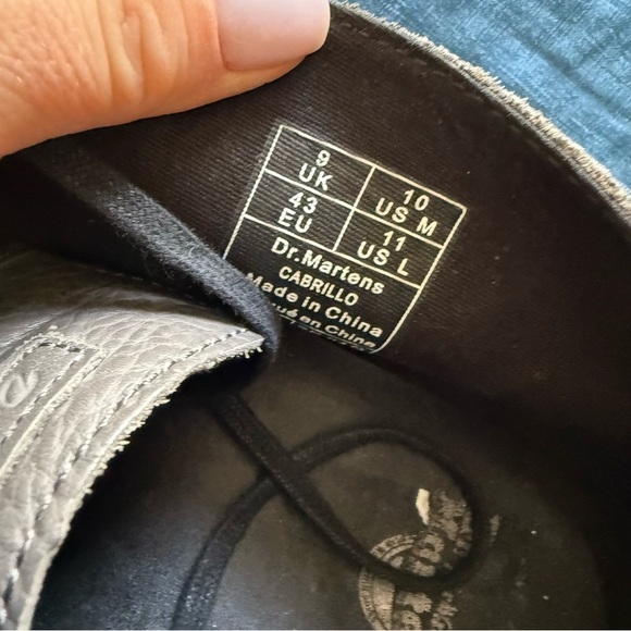 Dr. Martens Cabrillo Men's Chukka Boots Size 10 Gray Leather Shoes - Picture 7 of 10